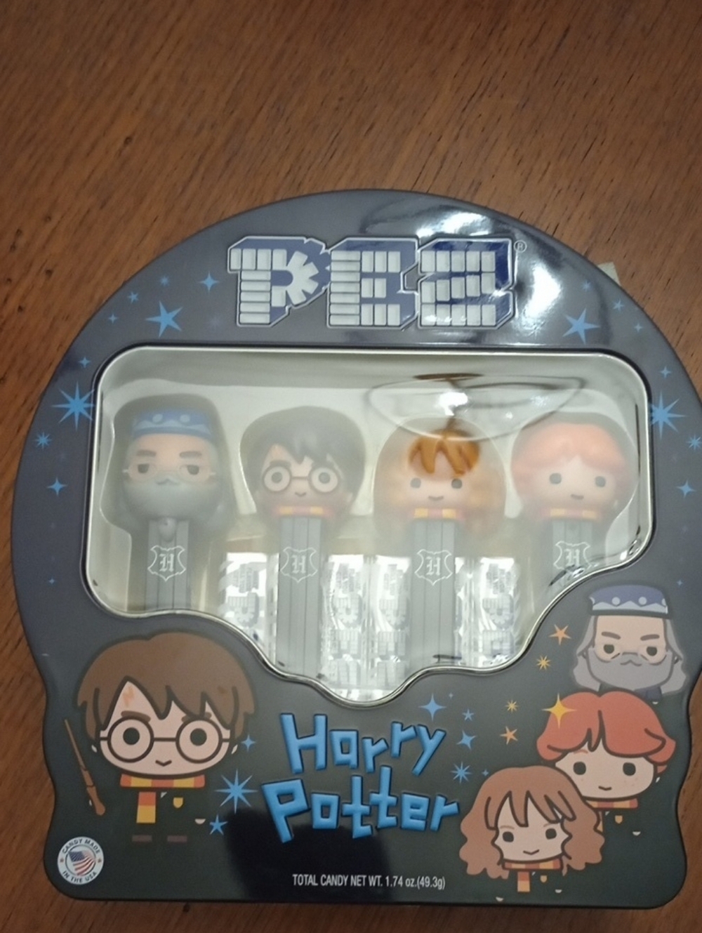 PEZ Harry Potter Collectible PEZ Candy Dispenser Set - Black & Blue Packaging